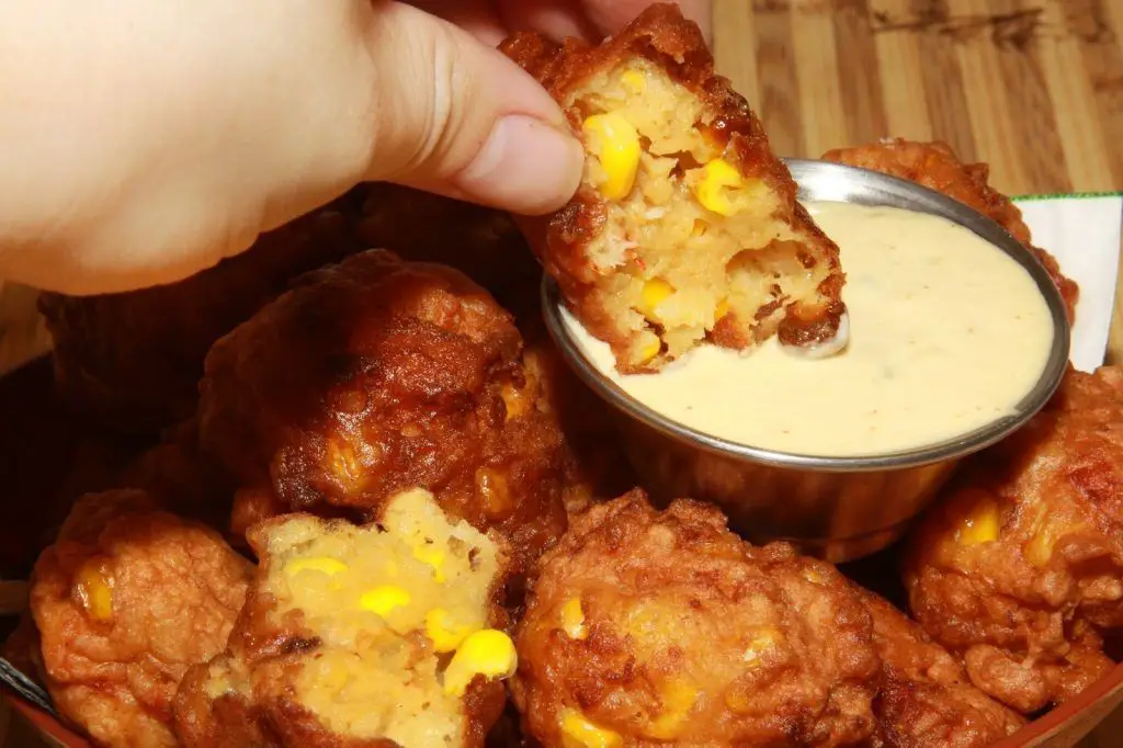 Crawfish Fritters with Spicy Remoulade