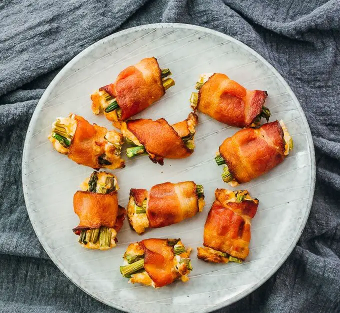 Cream Cheese and Bacon Wrapped Asparagus