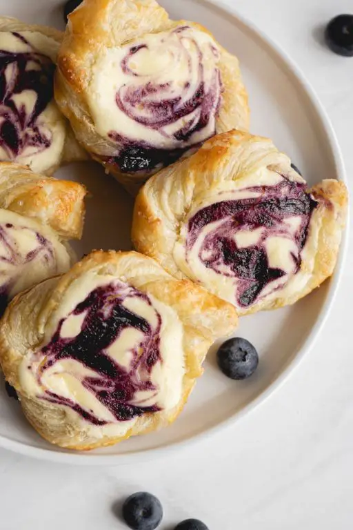 Cream Cheese and Blueberry Danish