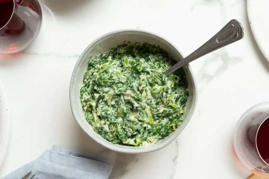 Creamed Spinach with Parmesan