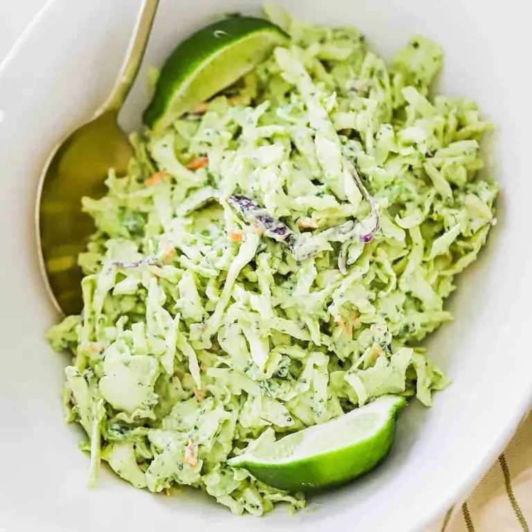 Creamy Avocado Lime Coleslaw Dressing
