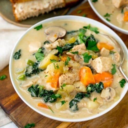 Creamy Chicken and Vegetable Soup