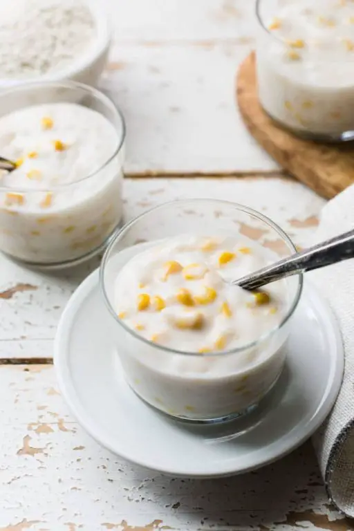 Creamy Coconut Corn Pudding