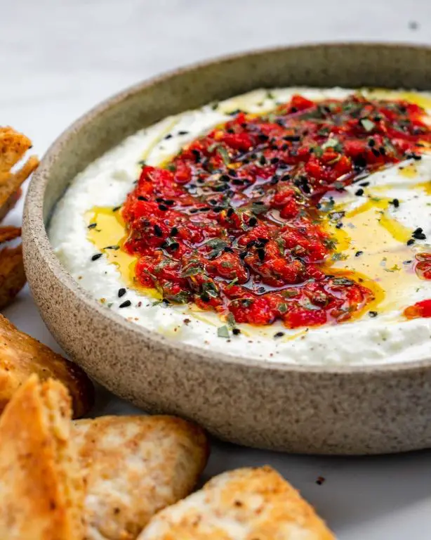 Creamy Feta and Roasted Pepper Dip