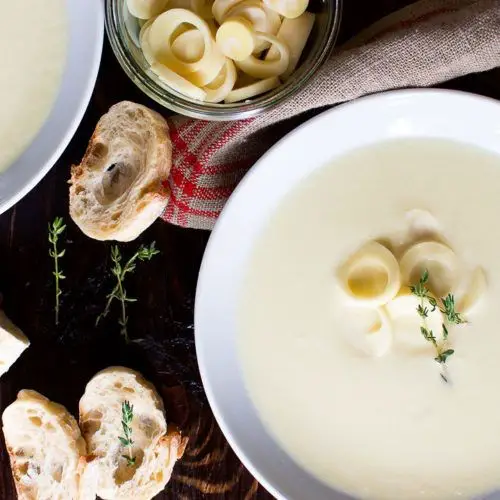 Creamy Hearts of Palm Soup