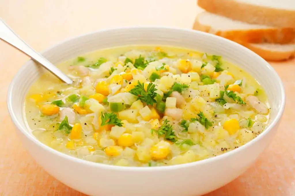 Creamy Huitlacoche Soup with Roasted Corn
