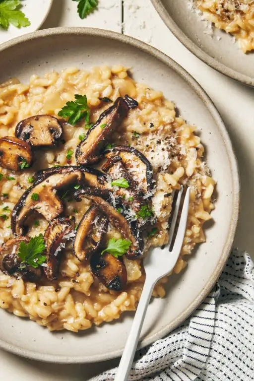 Creamy Kamut Risotto with Mushrooms