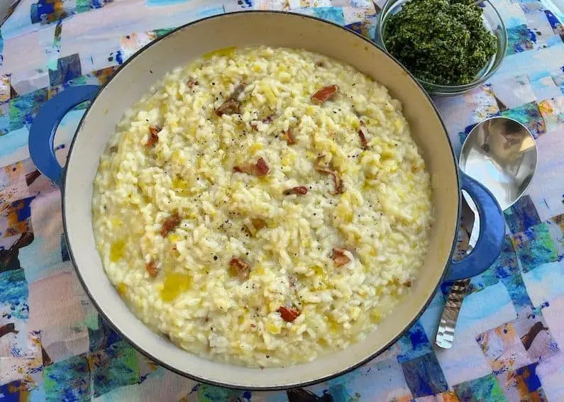 Creamy Lobster Mushroom Risotto