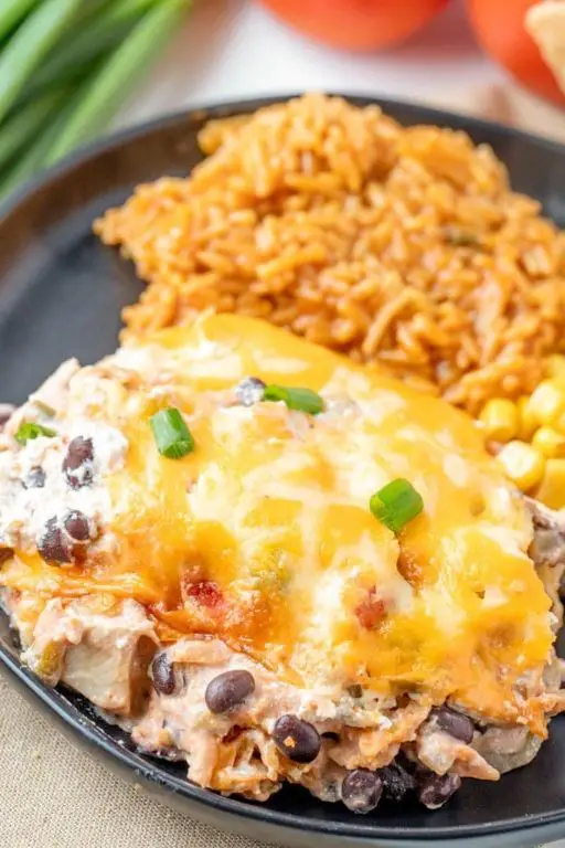 Creamy Mexican Chicken and Rice Casserole