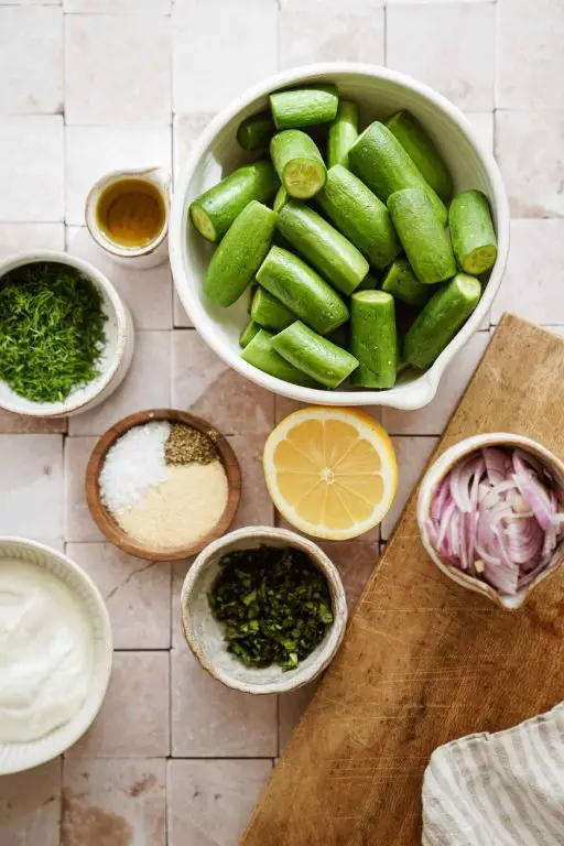 Creamy Mini Cucumber Tzatziki