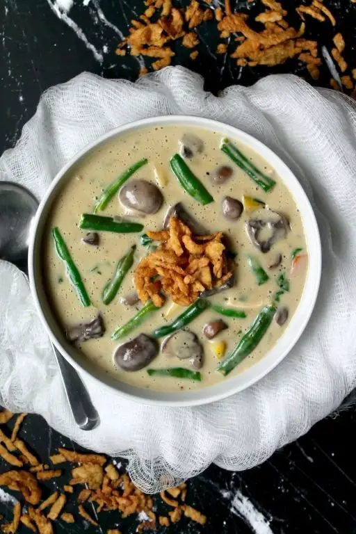 Creamy Mushroom Canned Green Bean Soup
