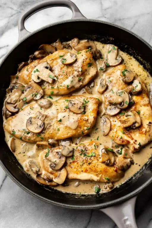 Creamy Mushroom Chicken Francese
