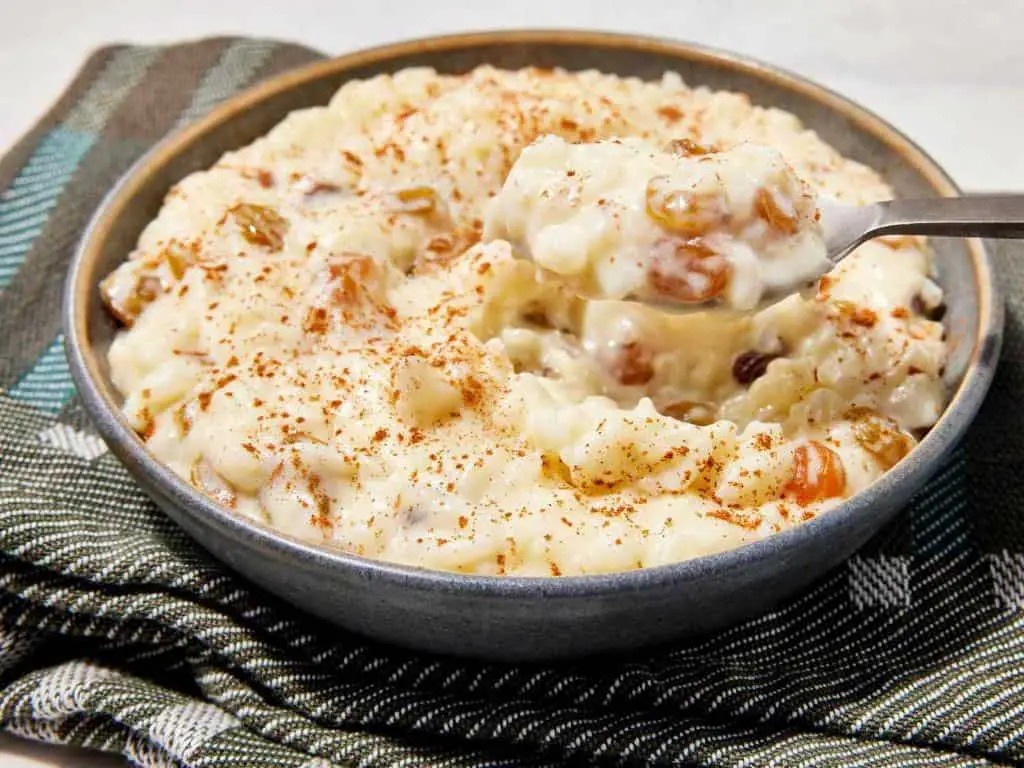 Creamy Nutmeg and Cinnamon Rice Pudding