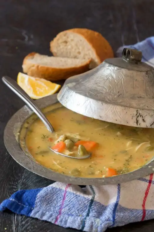 Creamy Okara Soup with Herbs