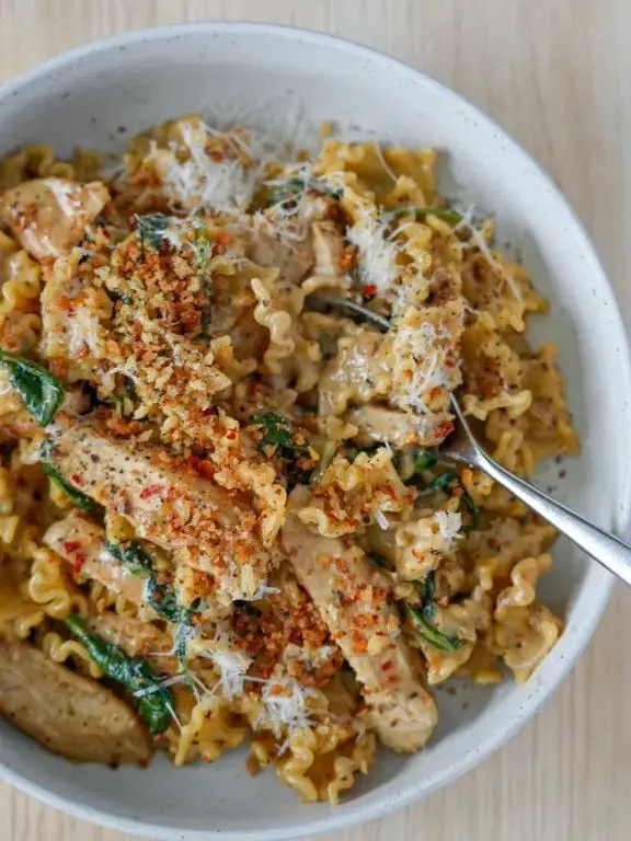 Creamy Parmesan Chicken Pasta
