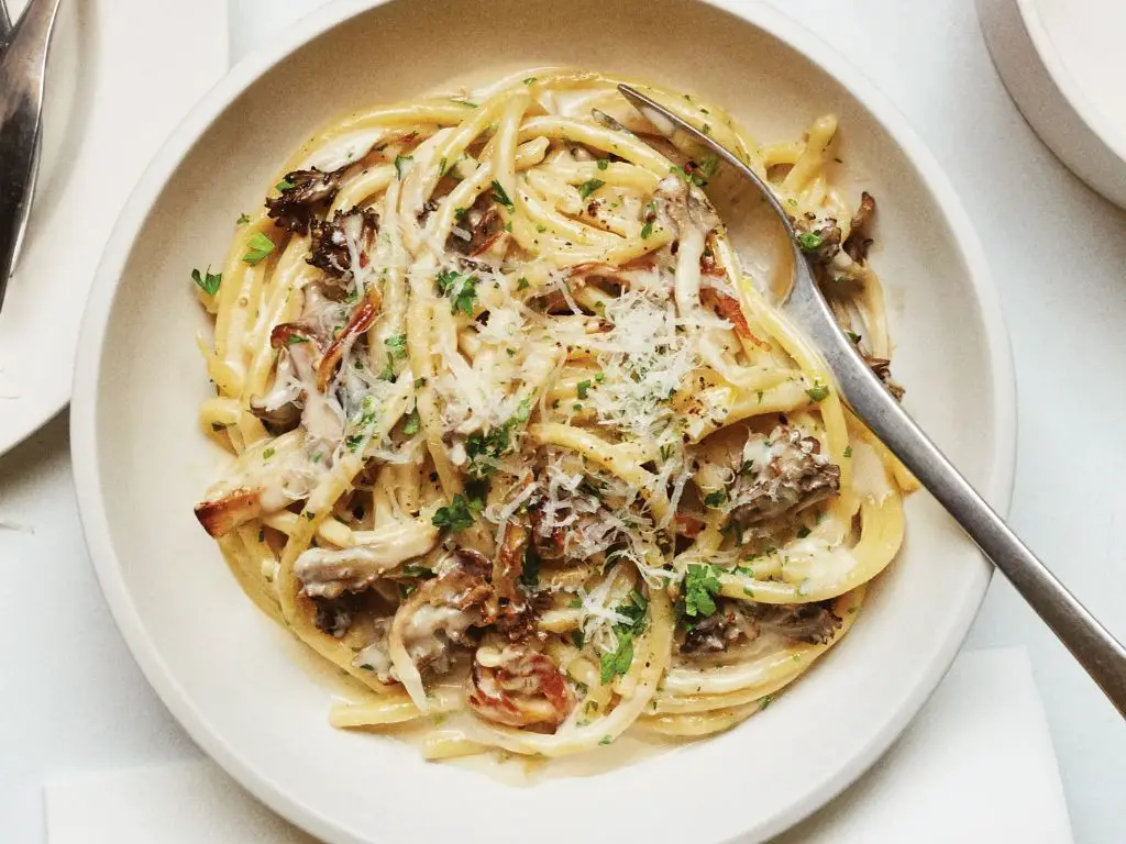 Creamy Parmesan Pasta with Mushrooms