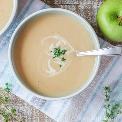 Creamy Parsnip and Apple Soup