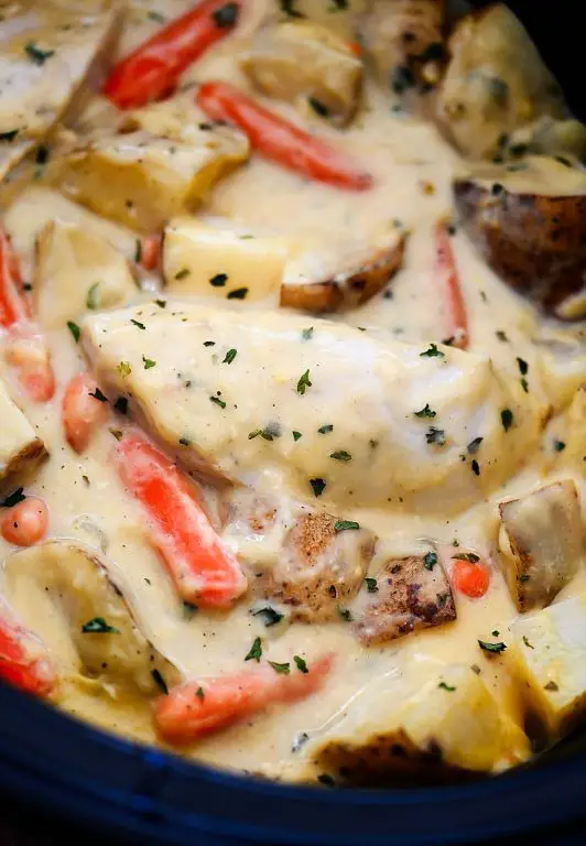 Creamy Ranch Chicken Thighs with Vegetables
