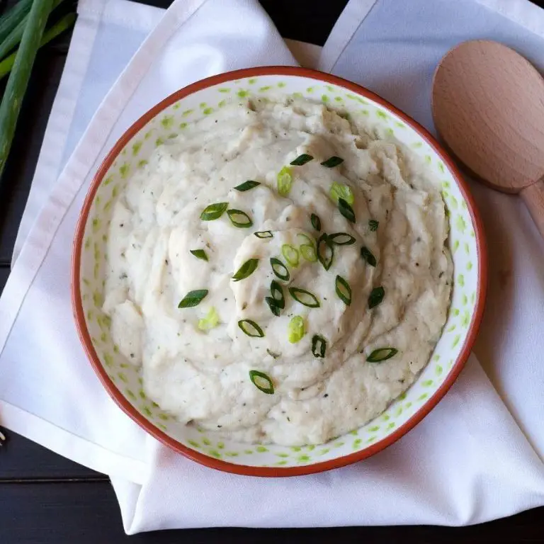 Creamy Ranch Mashed Cauliflower
