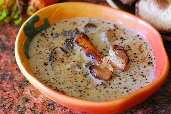 Creamy Shiitake Mushroom Soup