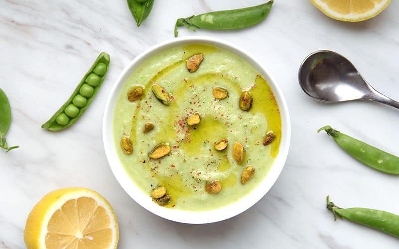 Creamy Snap Pea Soup