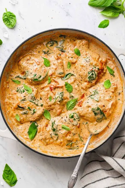 Creamy Sun-Dried Tomato Chicken Thigh Pasta