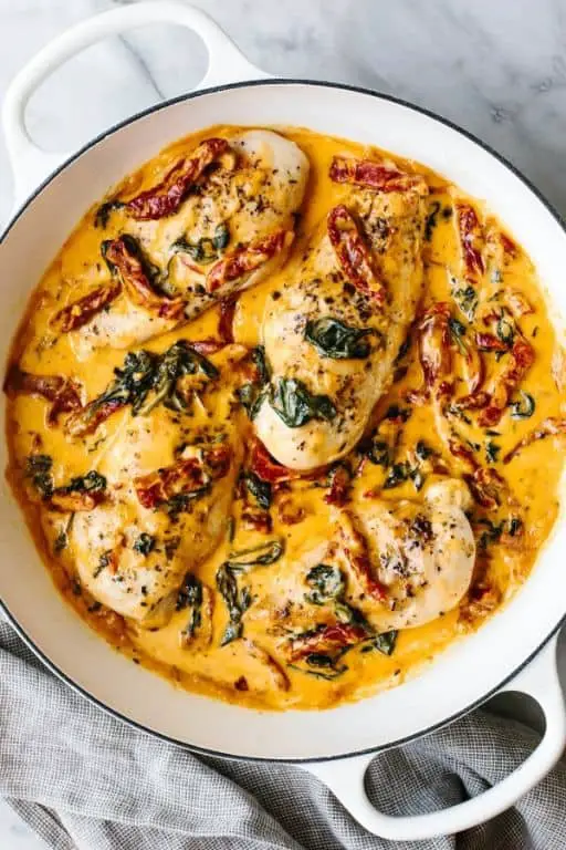 Creamy Tuscan Chicken Skillet