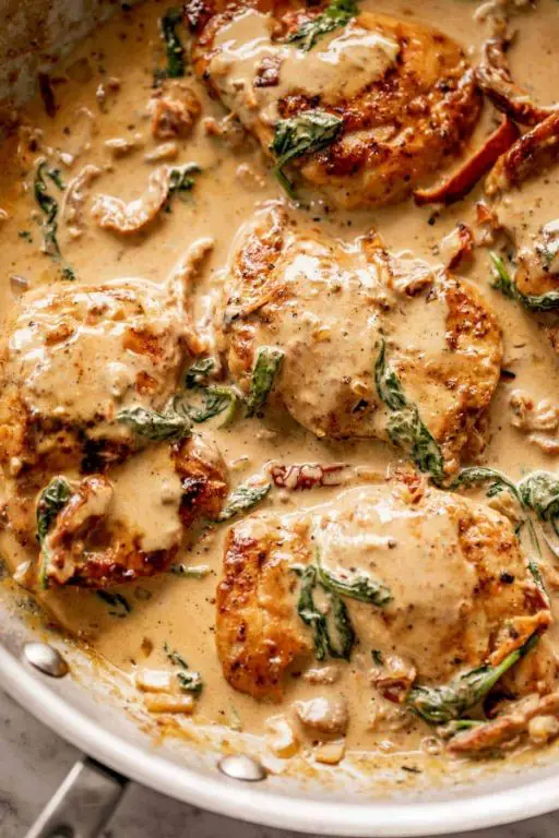 Creamy Tuscan Chicken Thighs