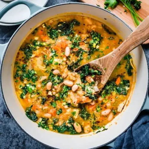 Creamy White Bean and Kale Soup