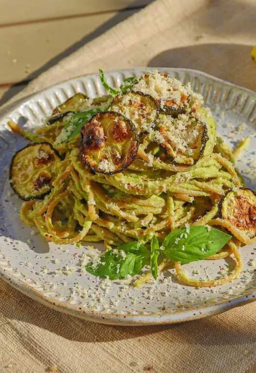 Creamy Zucchini Pasta Vegan