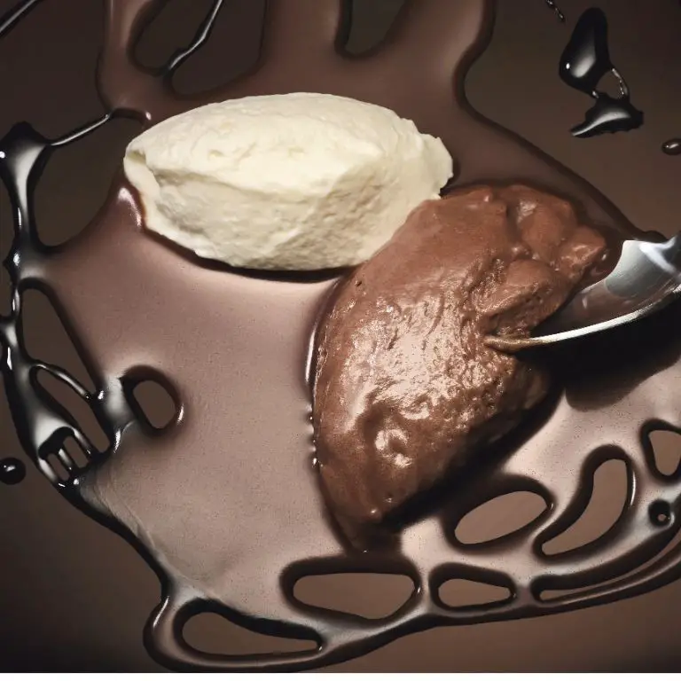 Creme Fraiche and Chocolate Mousse