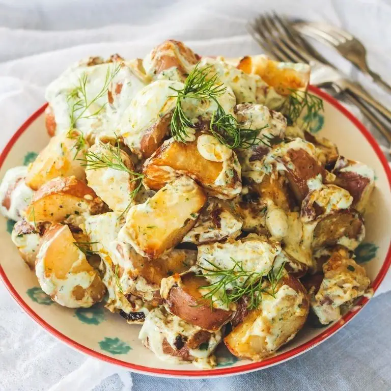 Creme Fraiche and Dill Potato Salad