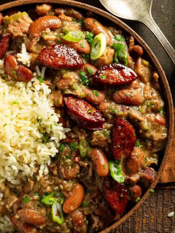 Creole Beans and Rice with Sausage