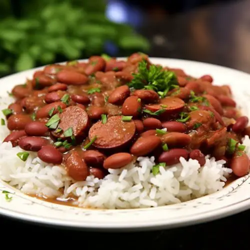 Creole Red Beans and Rice Papadeaux