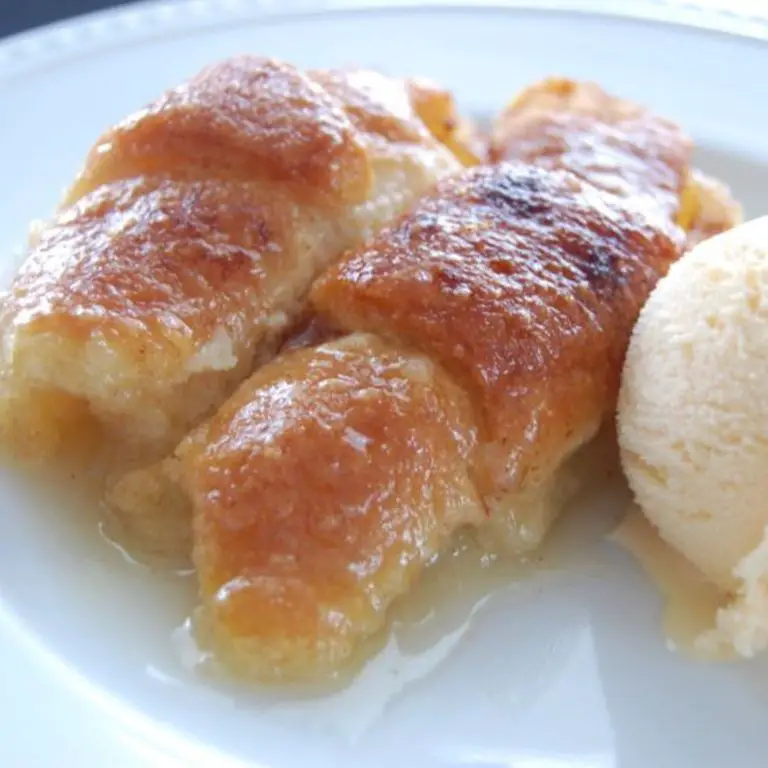 Crescent Roll Apple Dumplings