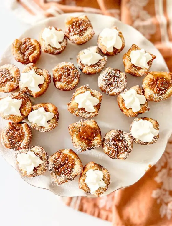 Crescent Roll Pumpkin Pie Bites