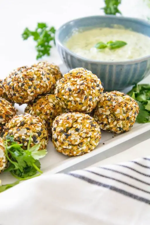Crispy Air Fryer Falafel Bites