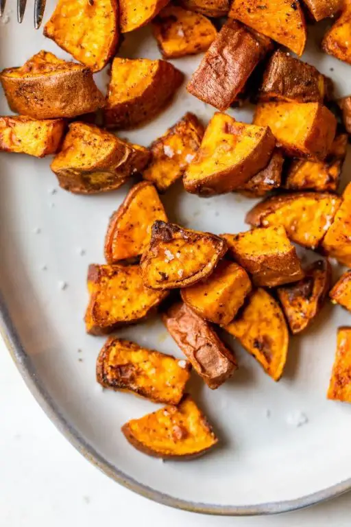 Crispy Air Fryer Sliced Sweet Potatoes