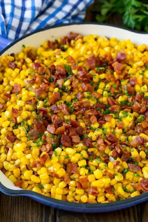 Crispy Bacon Fried Corn