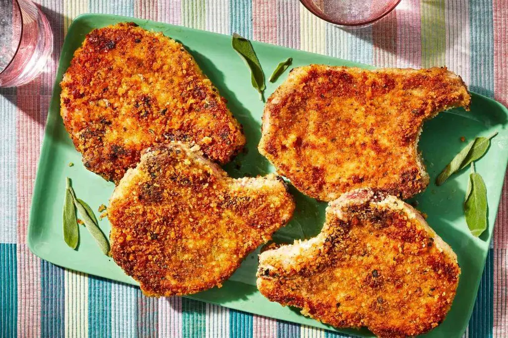 Crispy Panko Fried Pork Steak