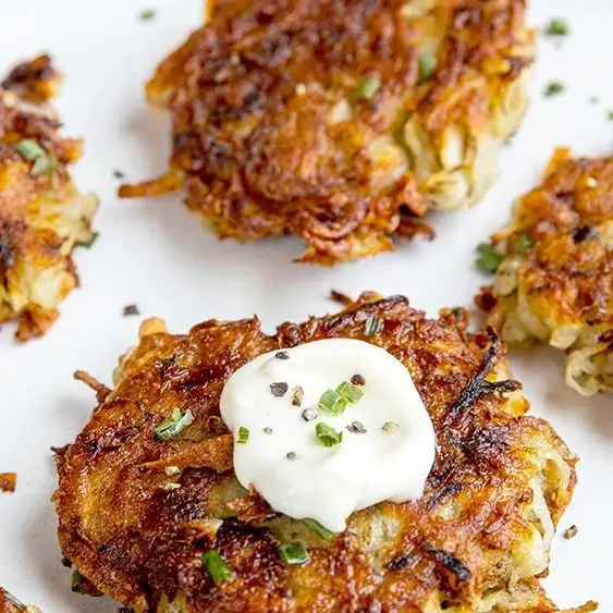 Crispy Potato Pancakes with Chives