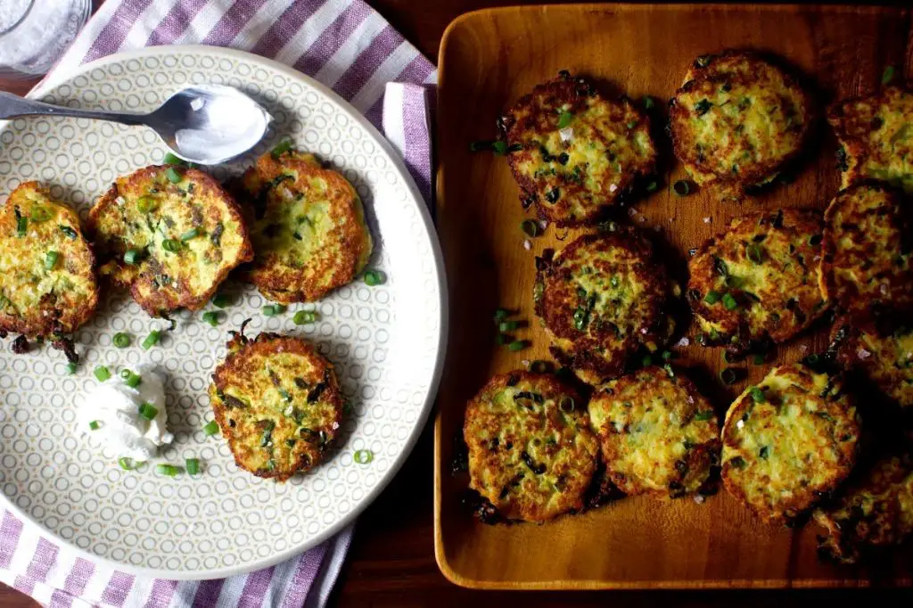 Crispy Potato and Kale Cakes