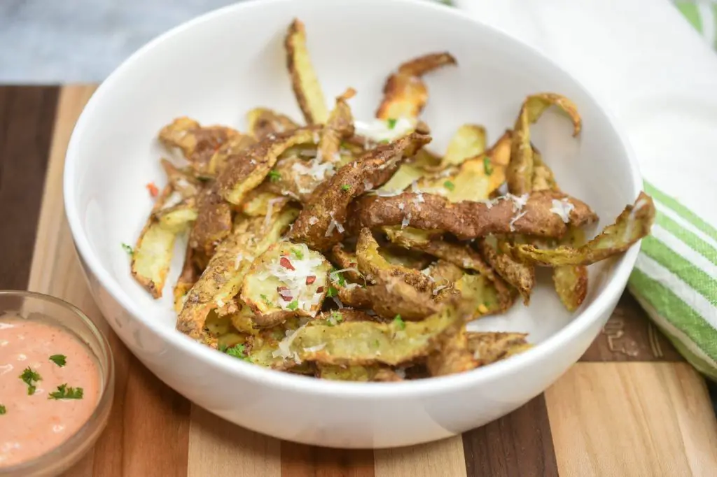 Crispy Sweet Potato Skins in Air Fryer