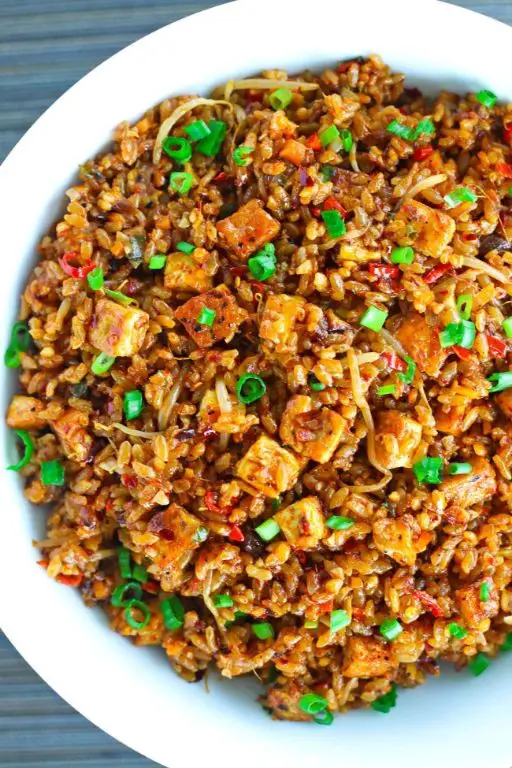 Crispy Tofu Fried Rice