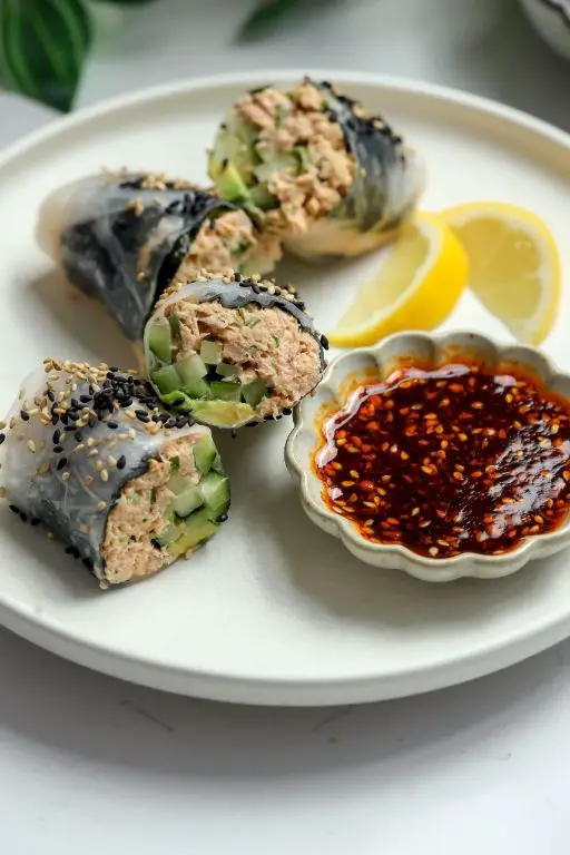 Crispy Tuna Spring Rolls
