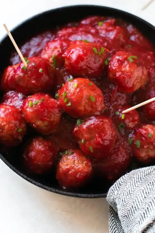 Crock Pot Cranberry Meatballs
