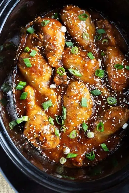 Crock Pot Honey Garlic Chicken Drumsticks