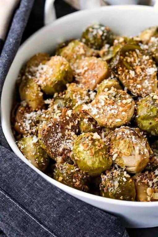 Crock Pot Parmesan Roasted Brussels Sprouts