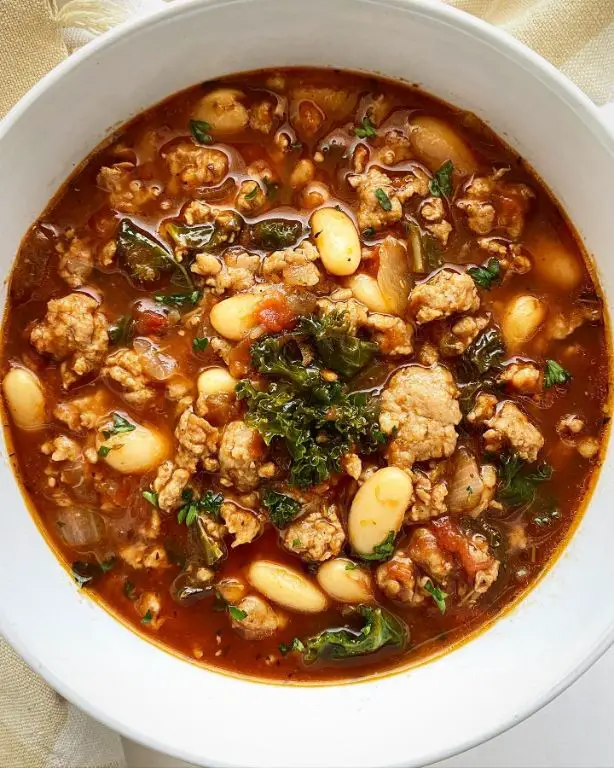 Crock Pot Salmon and White Bean Stew
