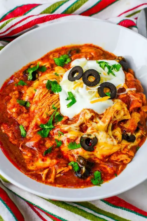 Crock Pot Venison Enchilada Casserole